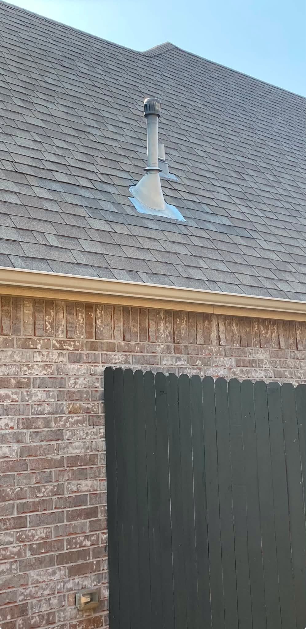 Shingle and flashing repair in Claremore